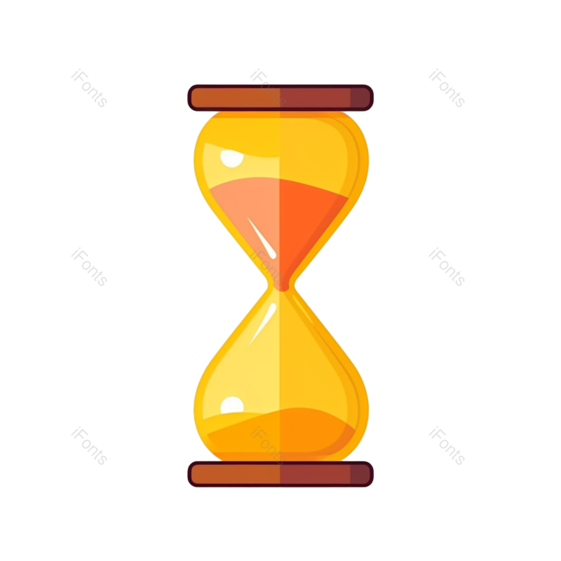 科技图片,扁平化设计元素,沙漏PNG,符号免抠素材